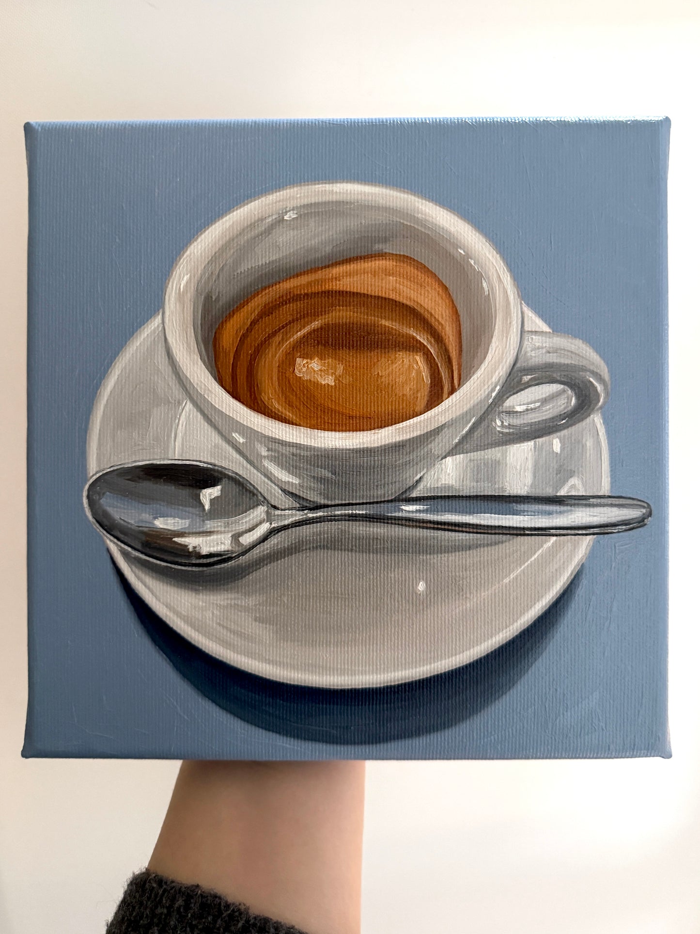 Espresso on Blue