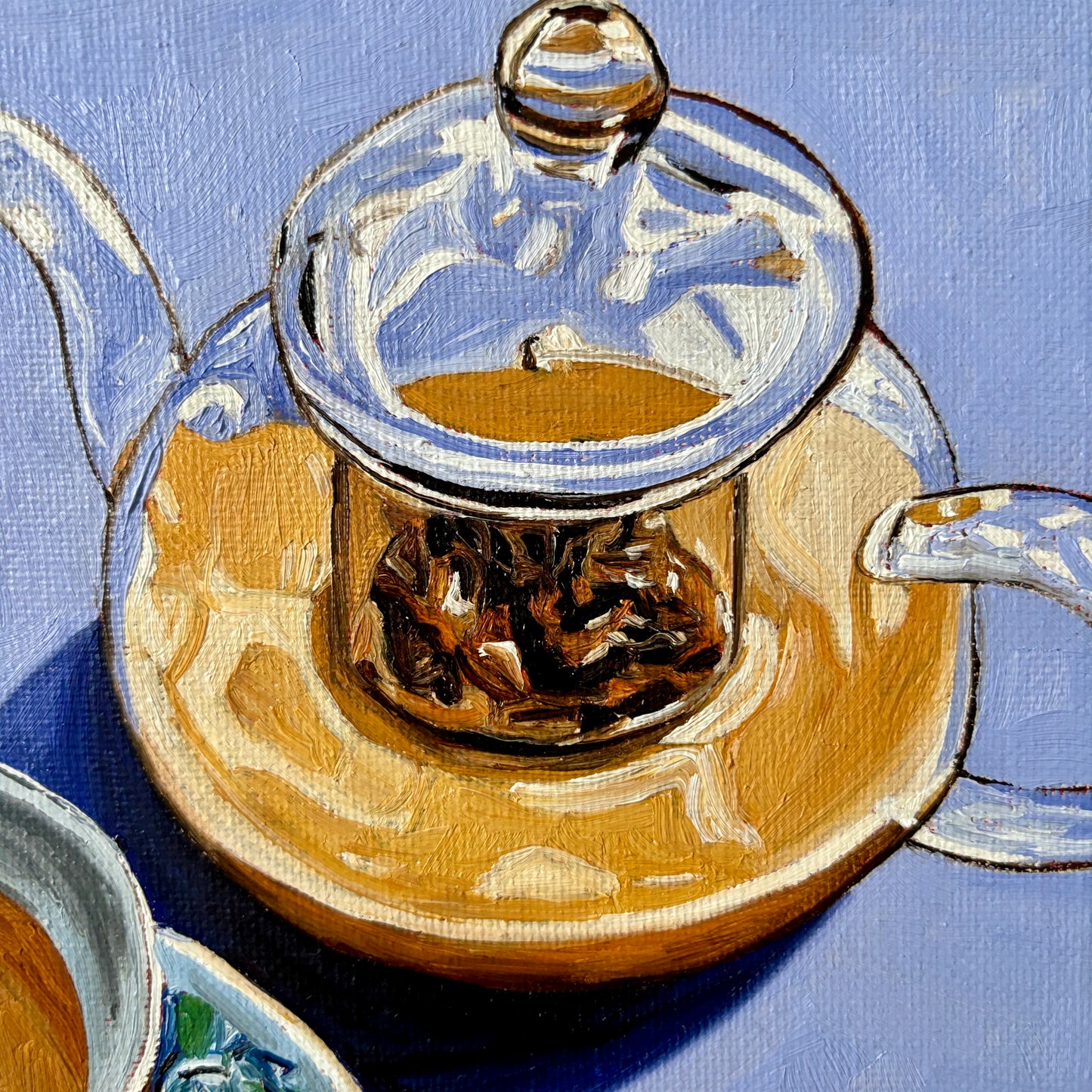 Teapot and cup