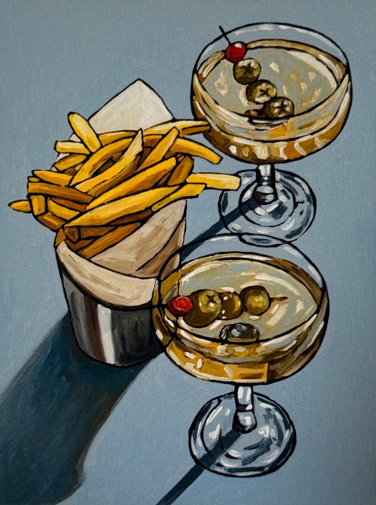 Martinis with Fries