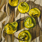 Pears on Linen