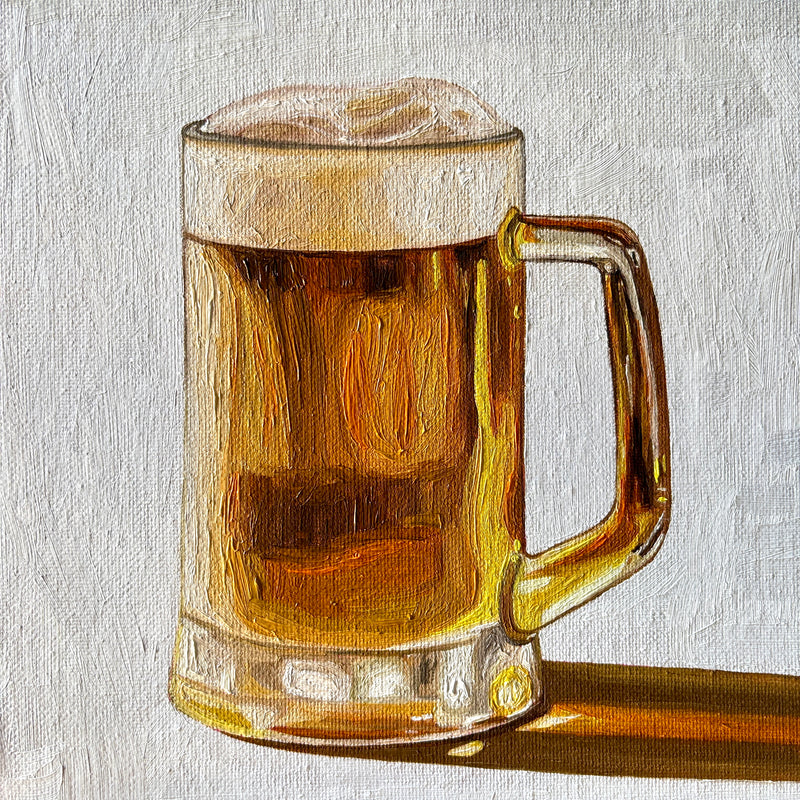 Beer on White