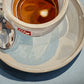 Espresso on blue