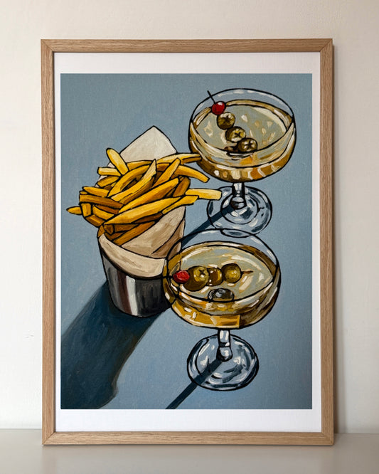 Martinis with Fries