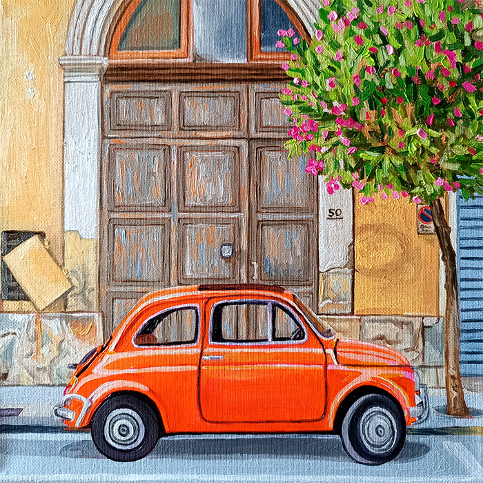 Fiat 500 - The door to Sicily