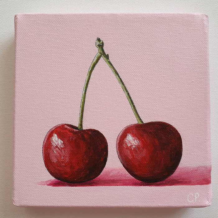 Cherries on Pink