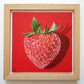Strawberry on Red