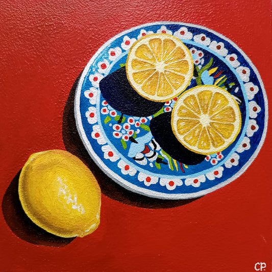 Lemons on Red