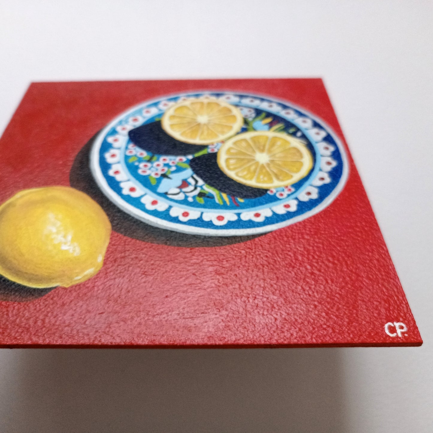 Lemons on Red