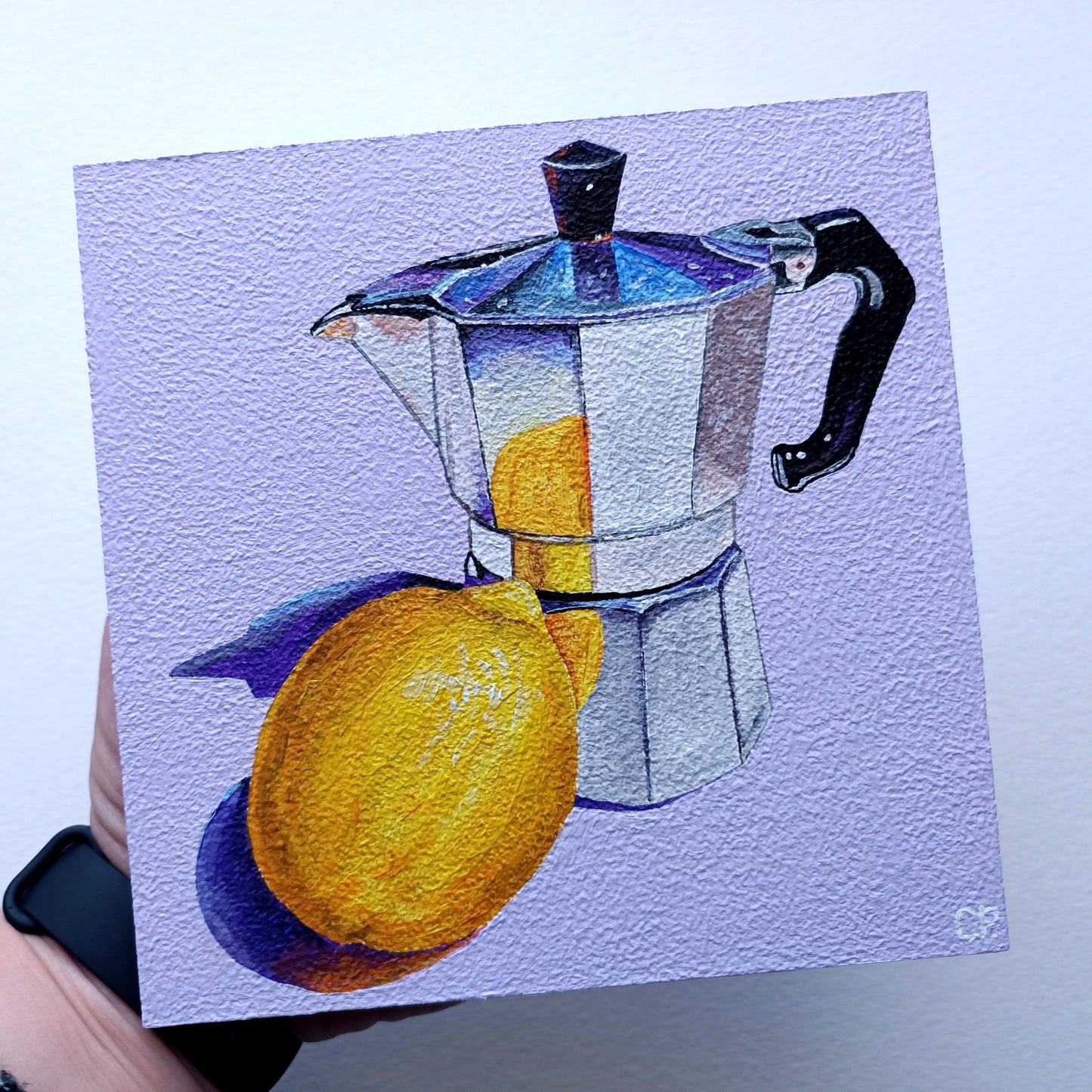 Coffee Pot and Lemon