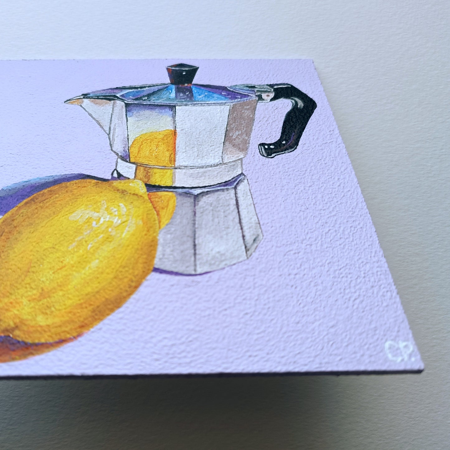 Coffee Pot and Lemon