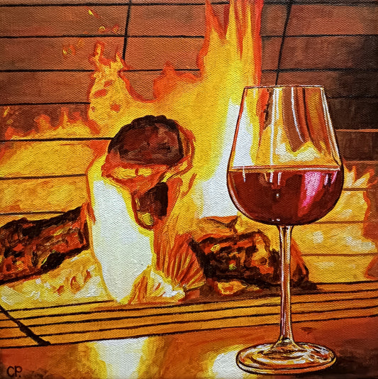 Wine by the fire